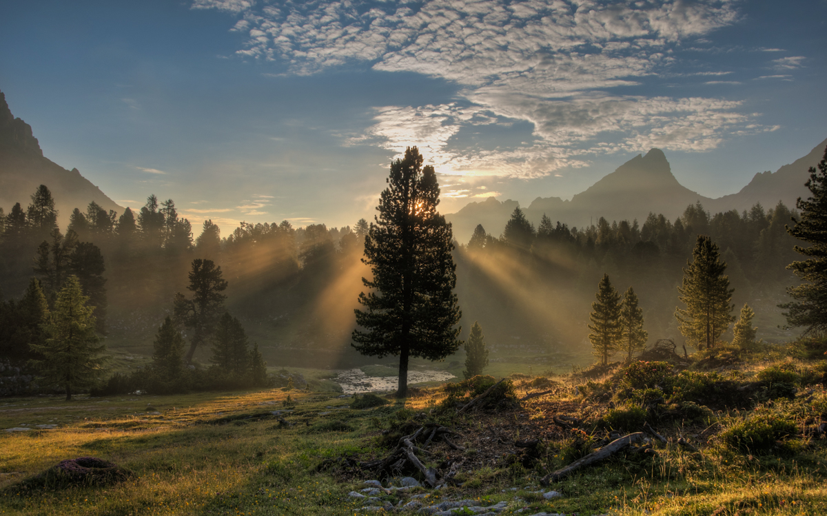 Dolomite sunrise