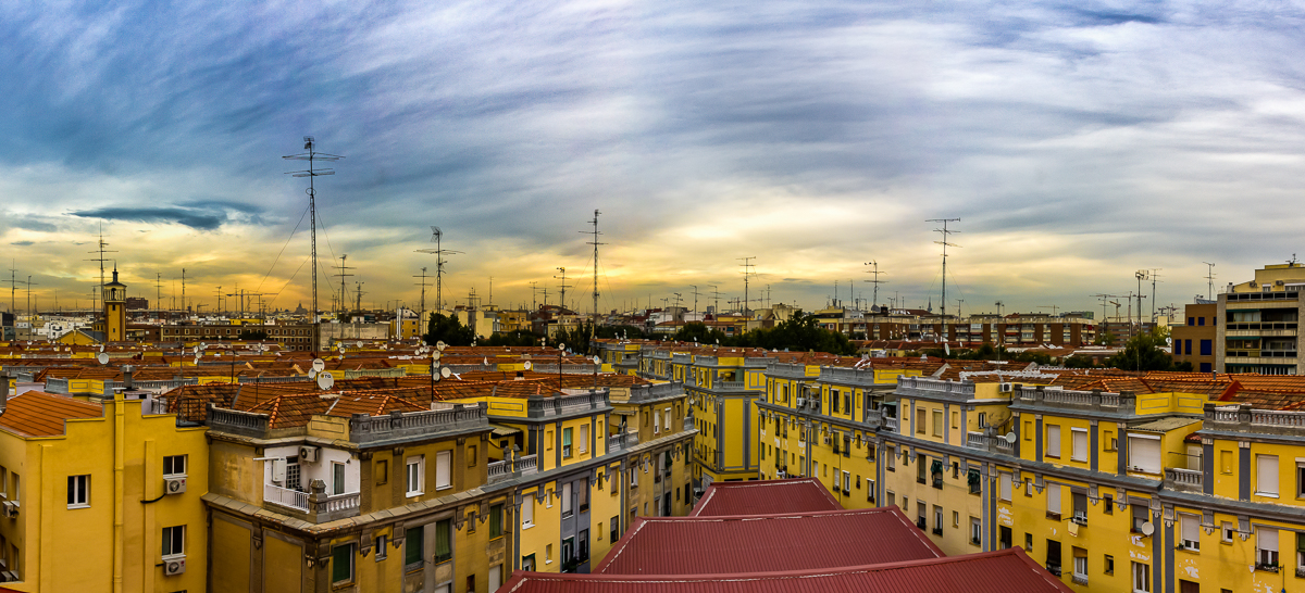 Roofs in Madrid