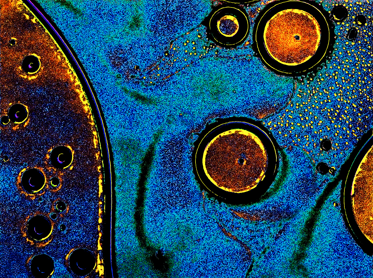 A drop of white wine-Blue