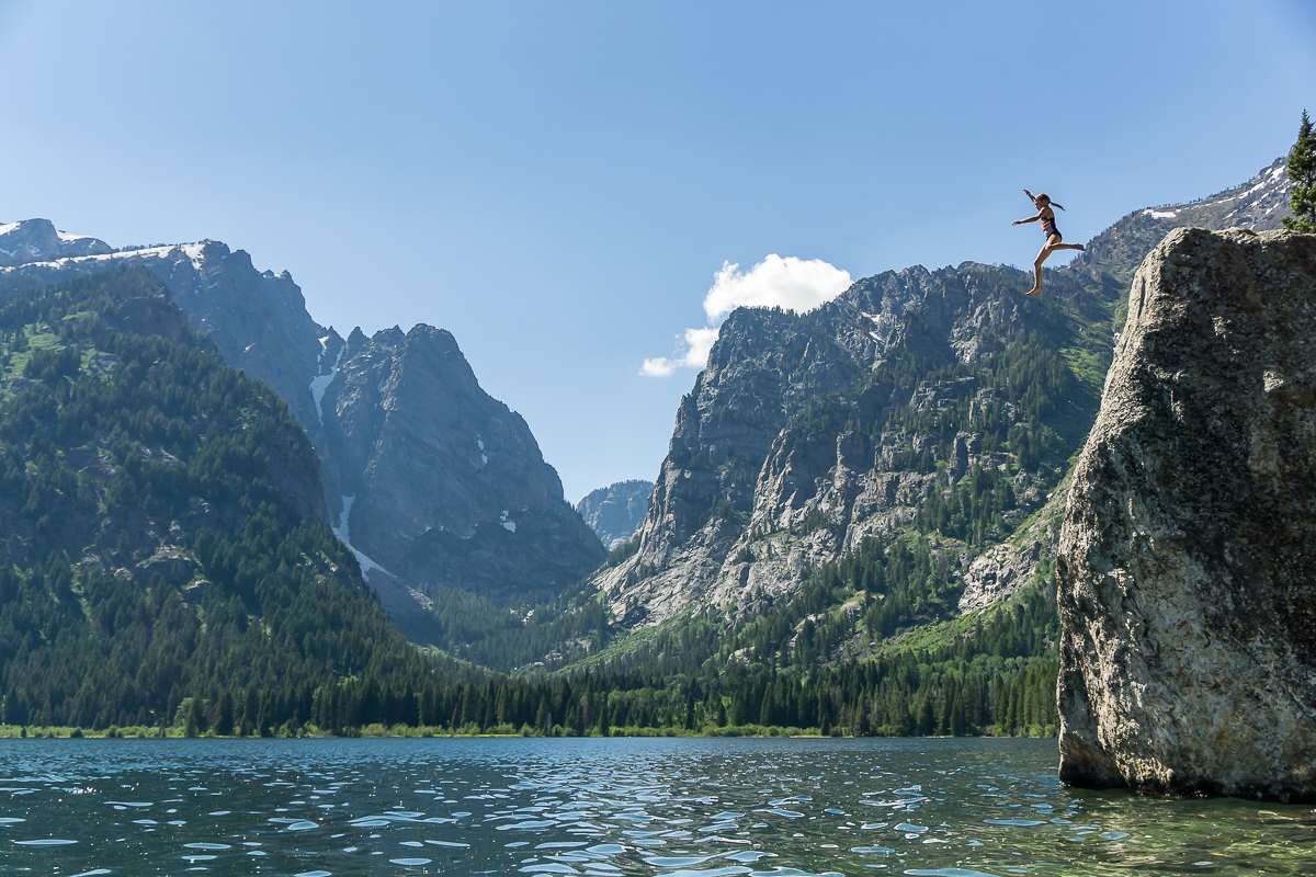 Phelps Lake Jumping Rock
