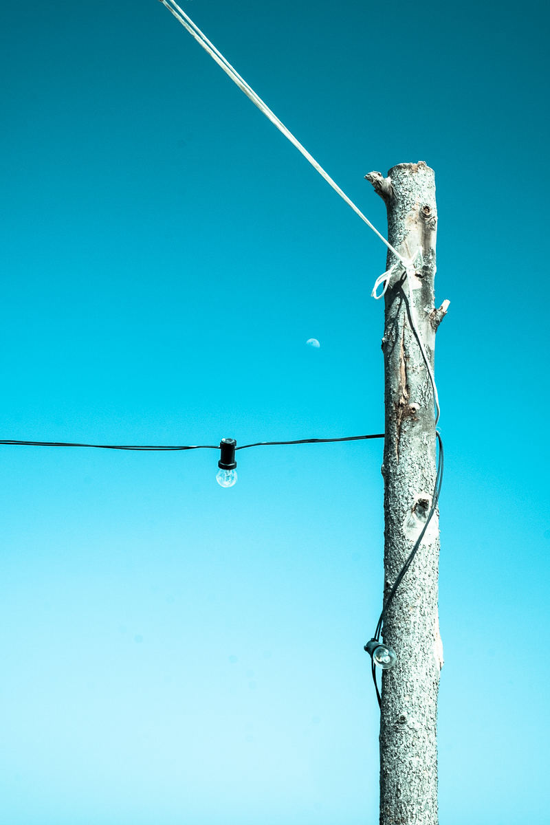 Wood, Wire, Bulb & Moon