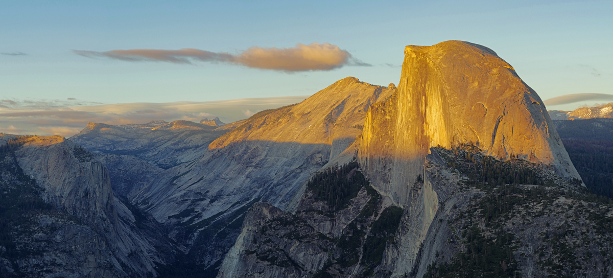 Alpenglow On Half Dome