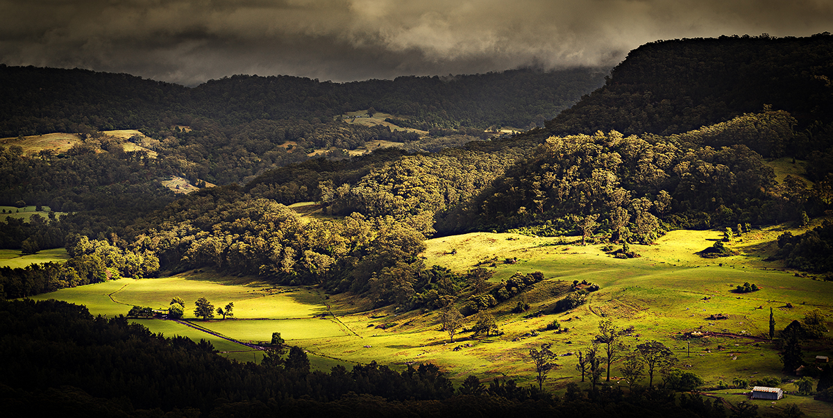 View looking toward kangaroo Valley
