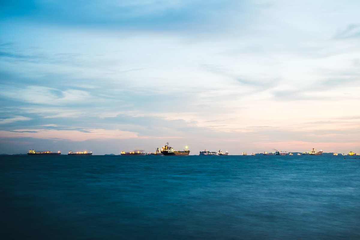 Against the Azure Sea