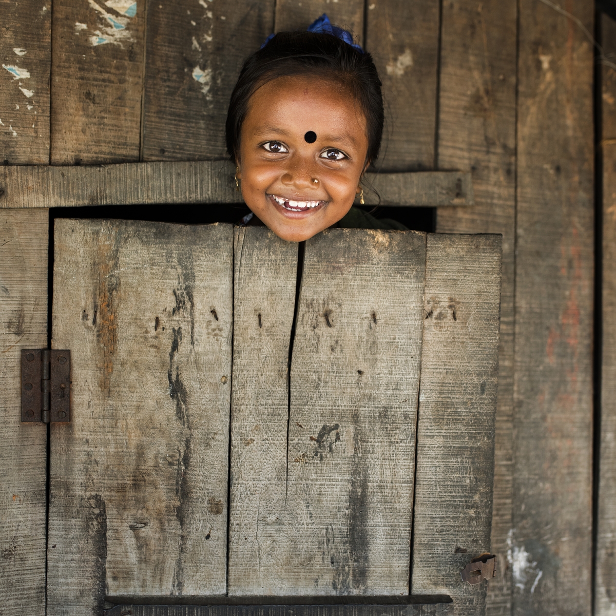 Purity sparks through smile