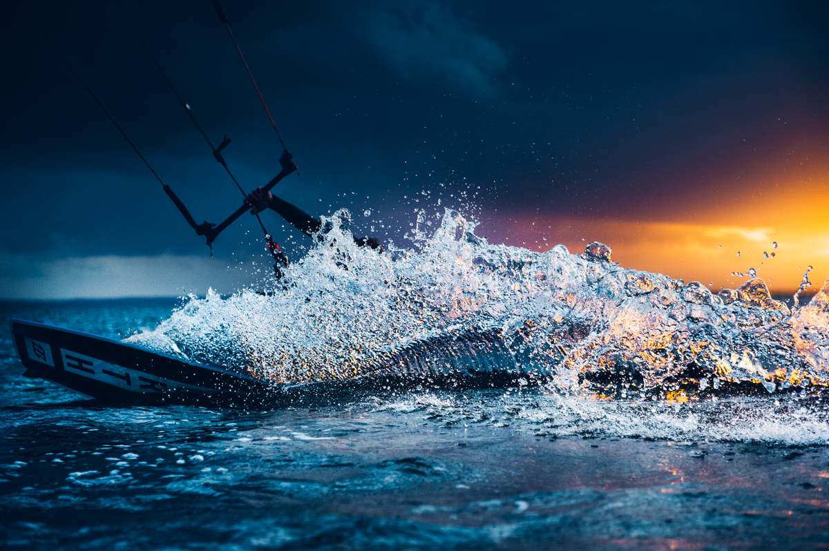 Kite during sunset