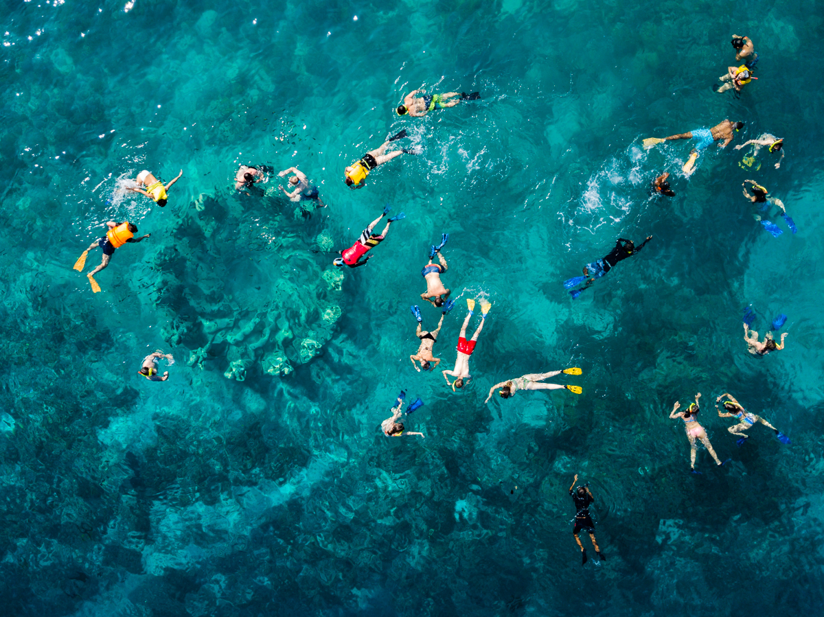 NEST an underwater sculptures park in Gili Meno, Indonesia