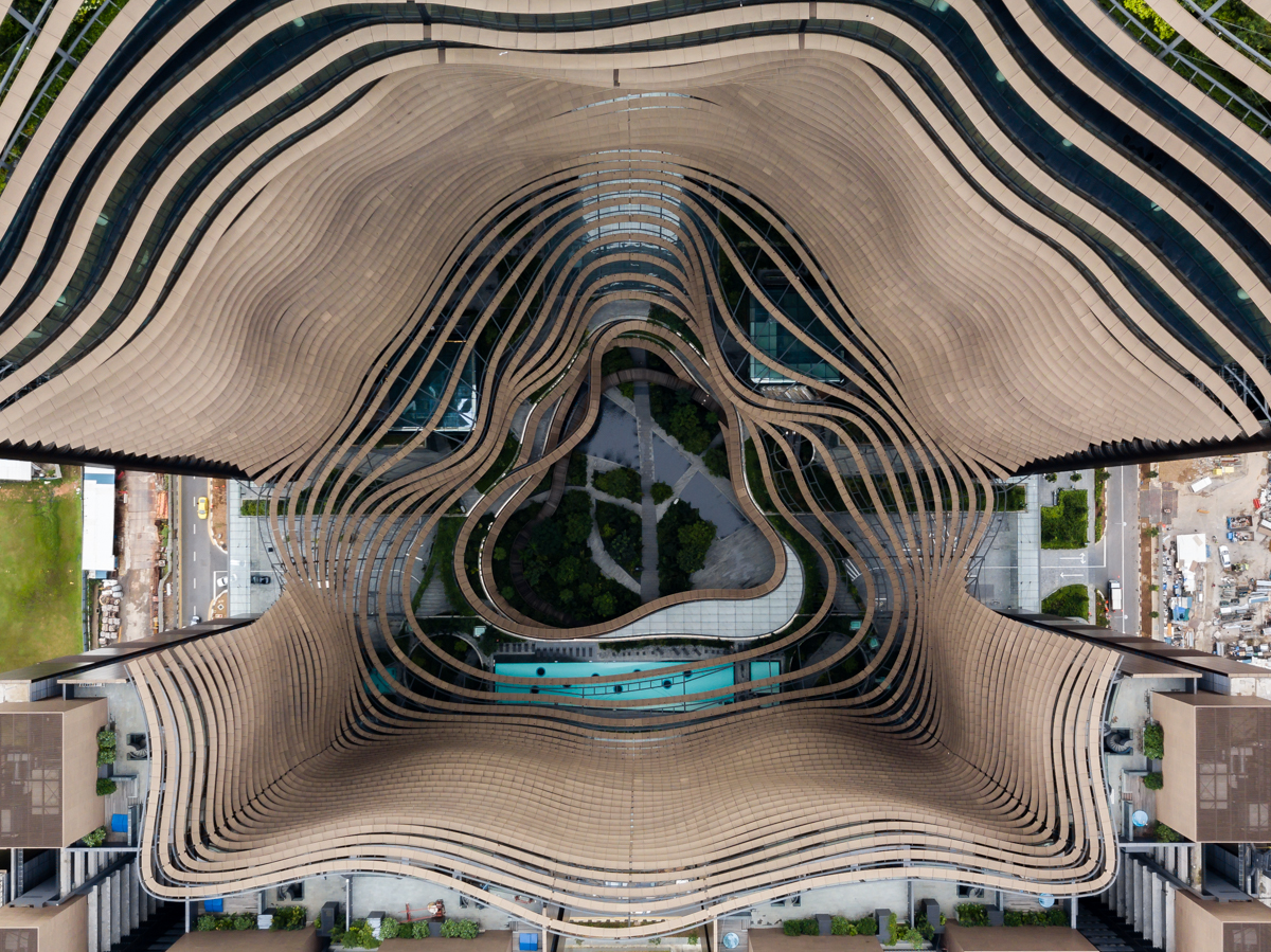 A bird eye view of Marina One Show Gallery, Singapore