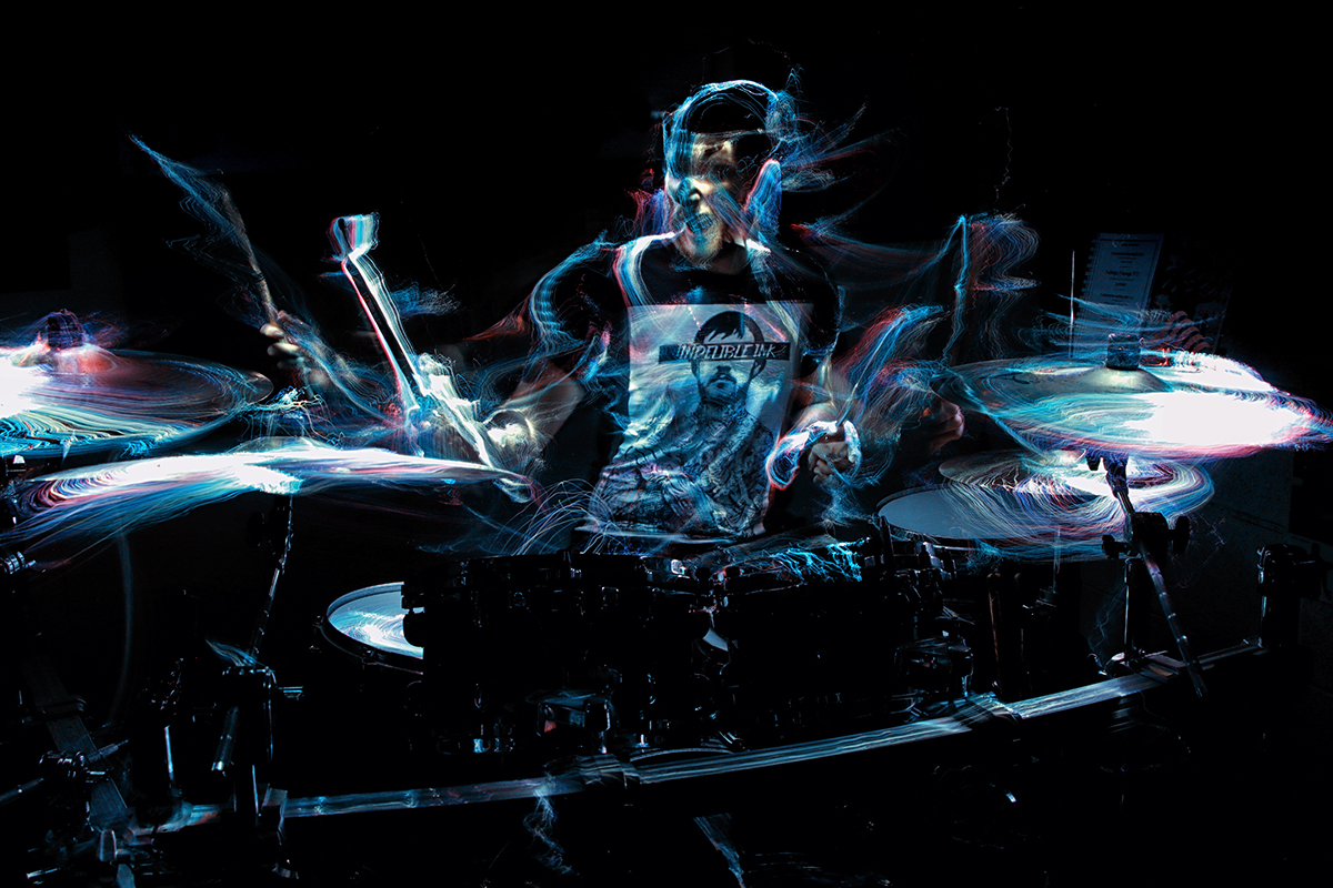 The drummer's fury