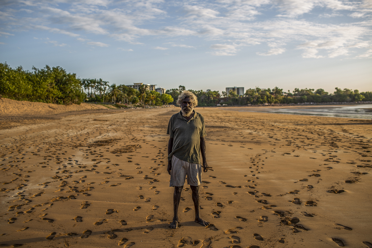 Darwin, Mindil beach. Marri, 43. Without anywhere that is home, Indigenous people have been without a physical space to reinvent themselves and their culture in modern Australia.
