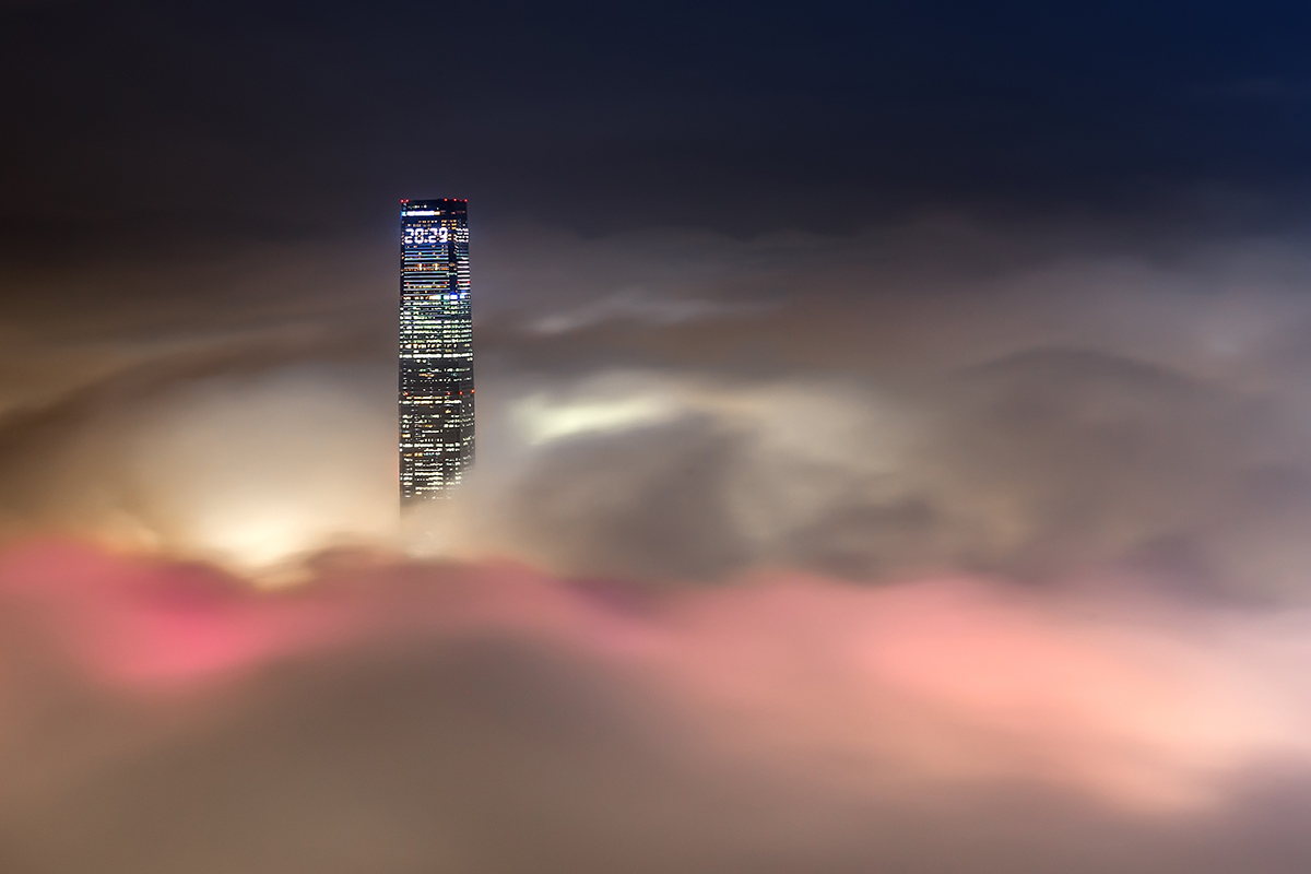 Moment in the cloud