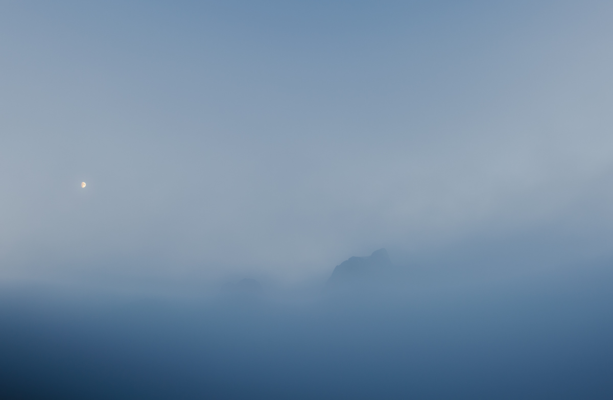 foggy mountain