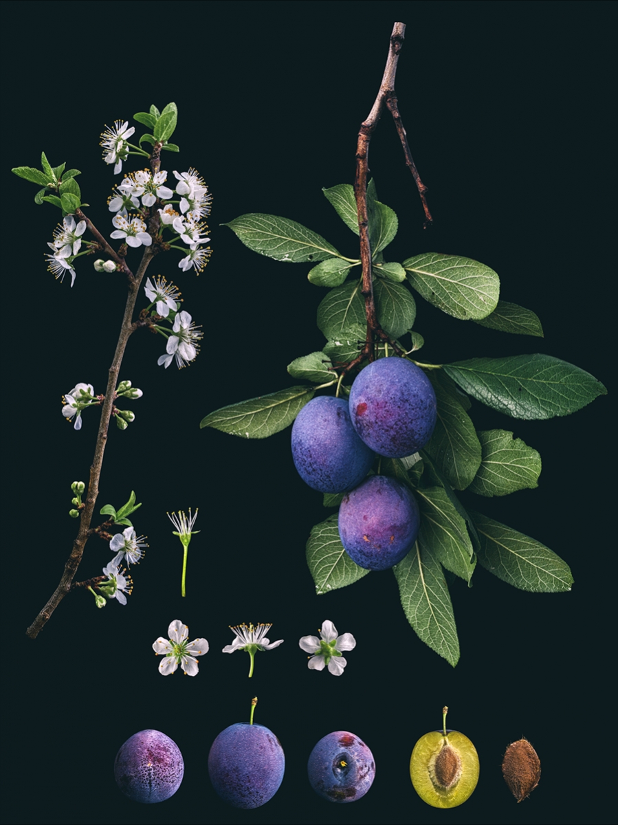 Prunus domestica 'President' European Plum