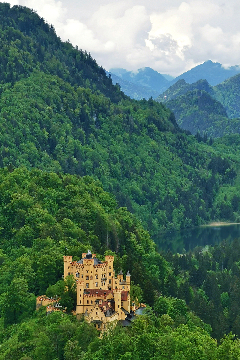 Castle in the mountain