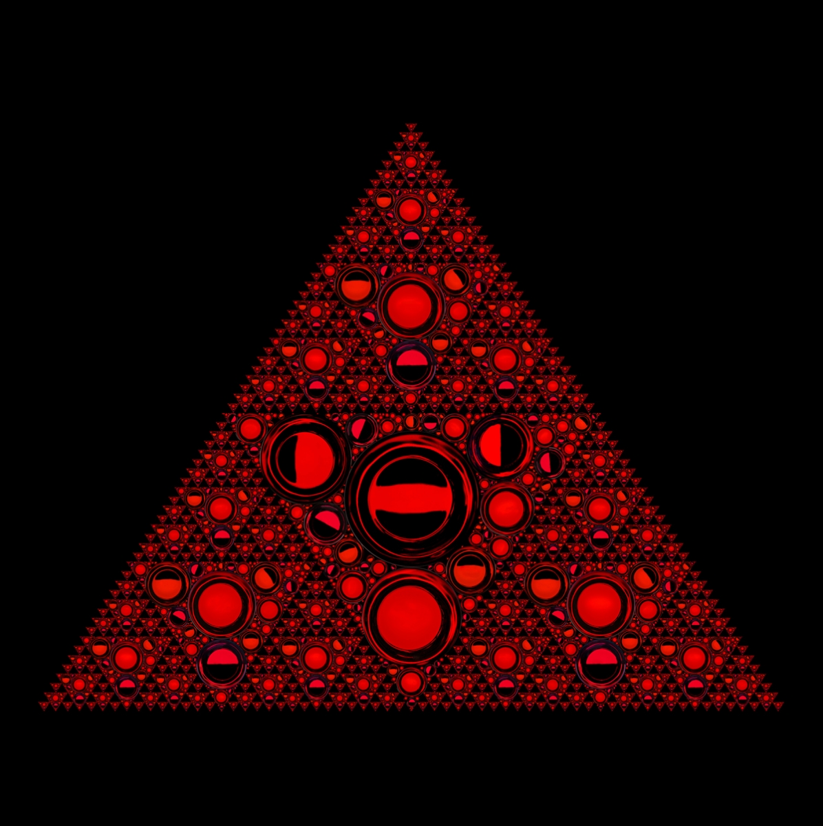 Sierpinski Fractal of Wine