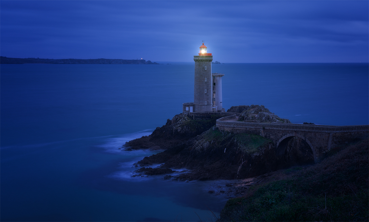 light in the cold night