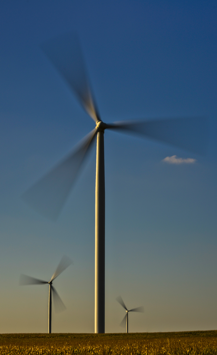 Wind Turbines at Work