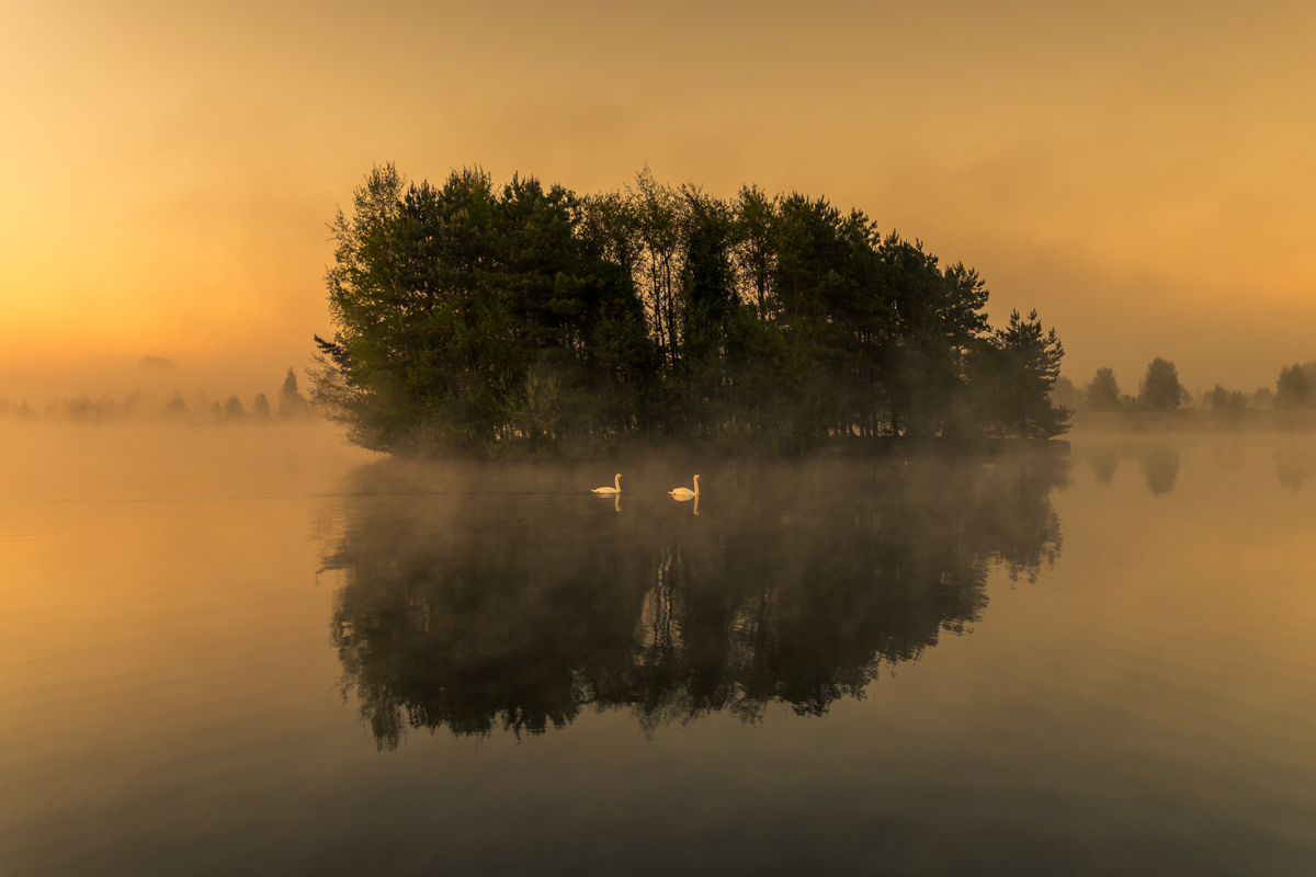 Sunrise at Finnamore Lake