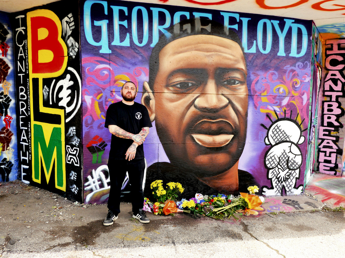 Piortrait of a Muralist Chris Burke