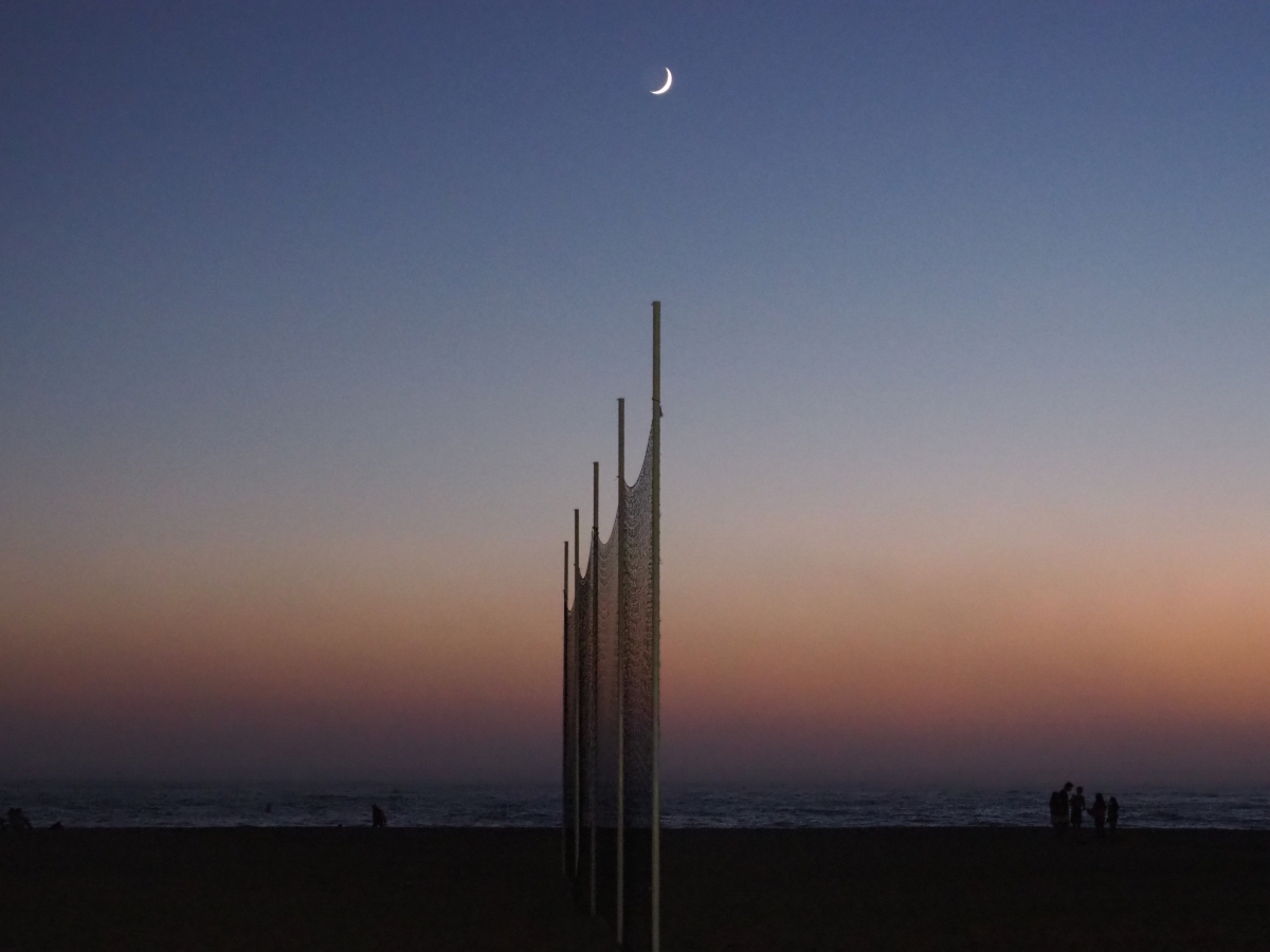 Sunset in Nazare Portugal