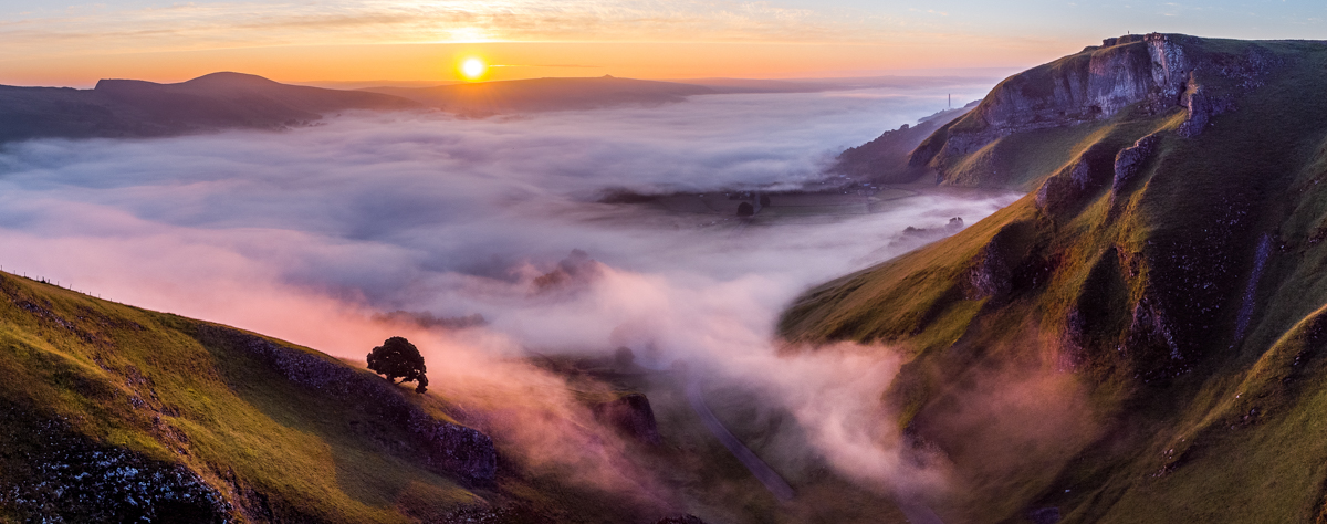 Peak District Rolling Fog at Sunrise