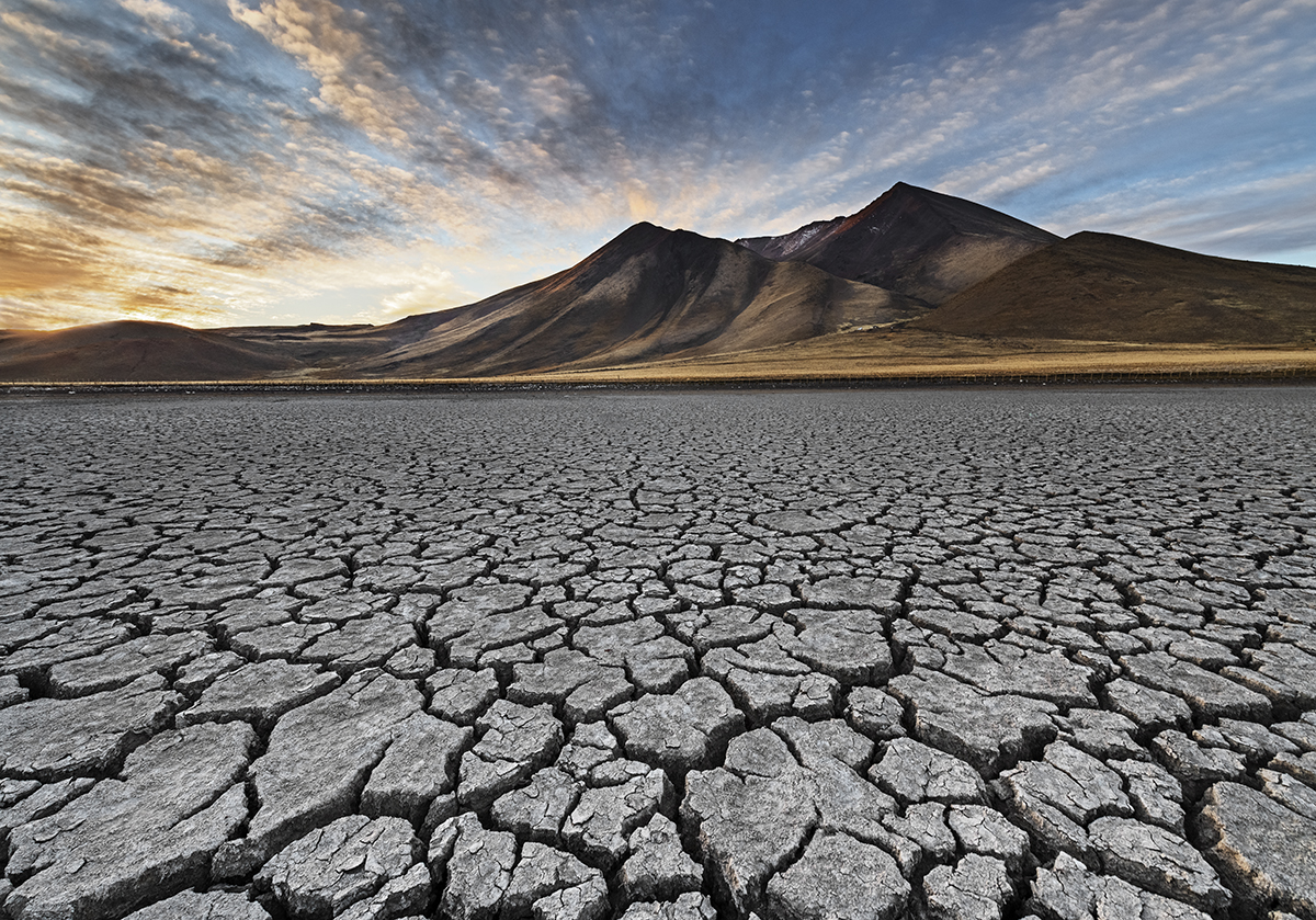 Sunset at Wayle Volcano