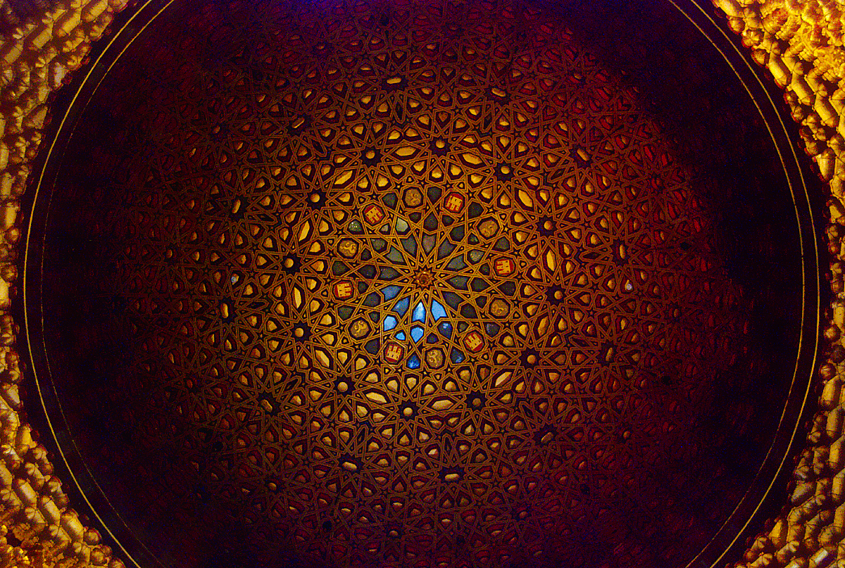 Reales Alcazares Ceiling - Seville, Spain
