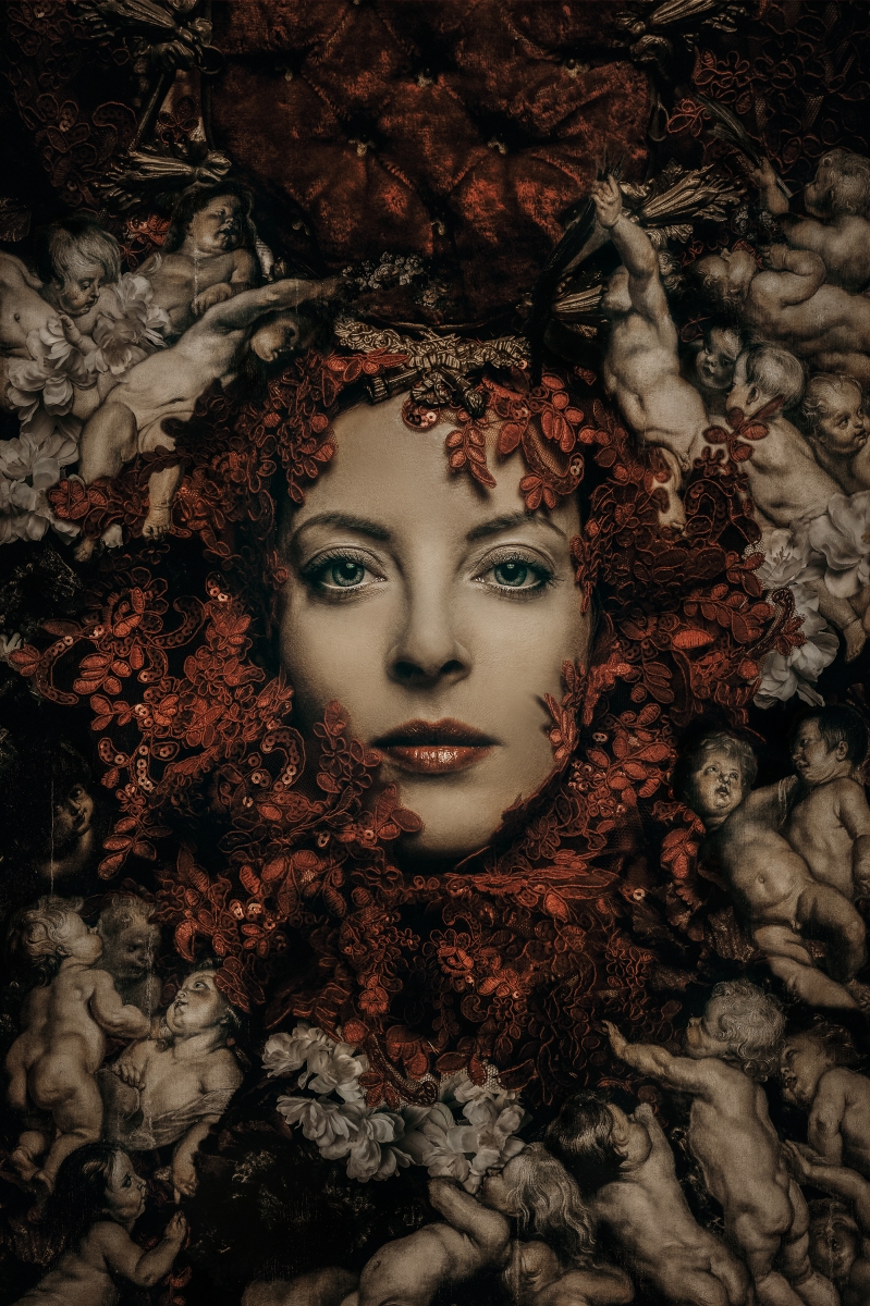 Madonna Rossa con Angeli