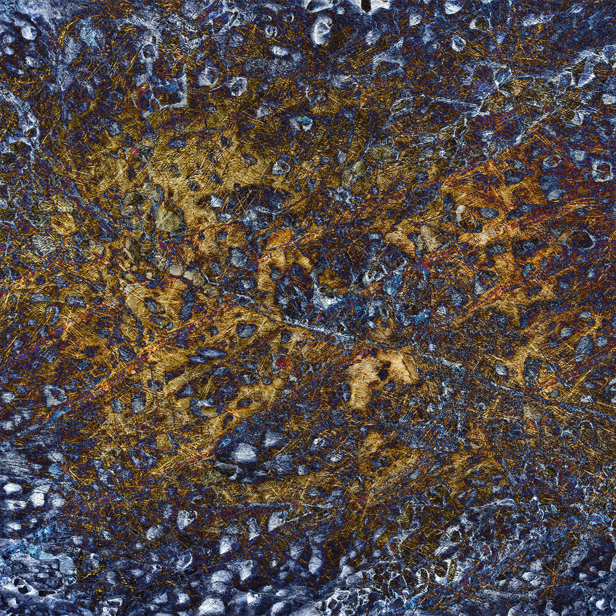 Sedimentary rock with pebbles