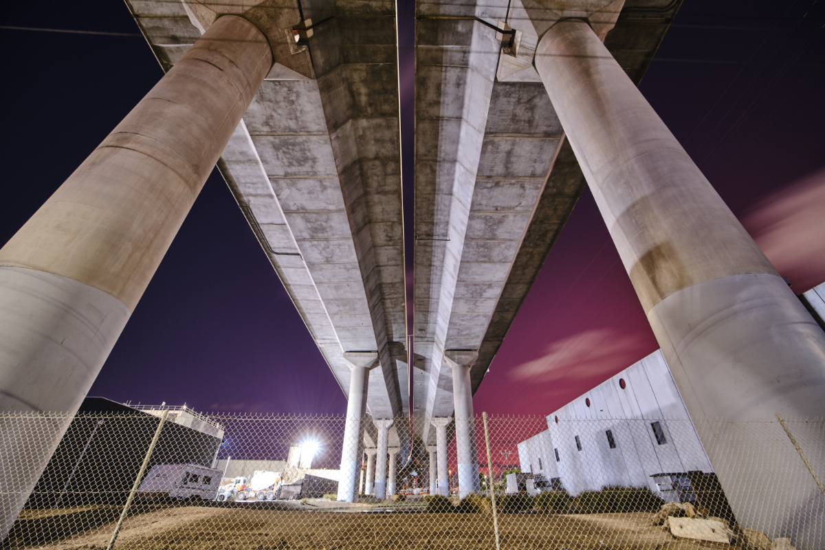 Under the Bolte Bridge