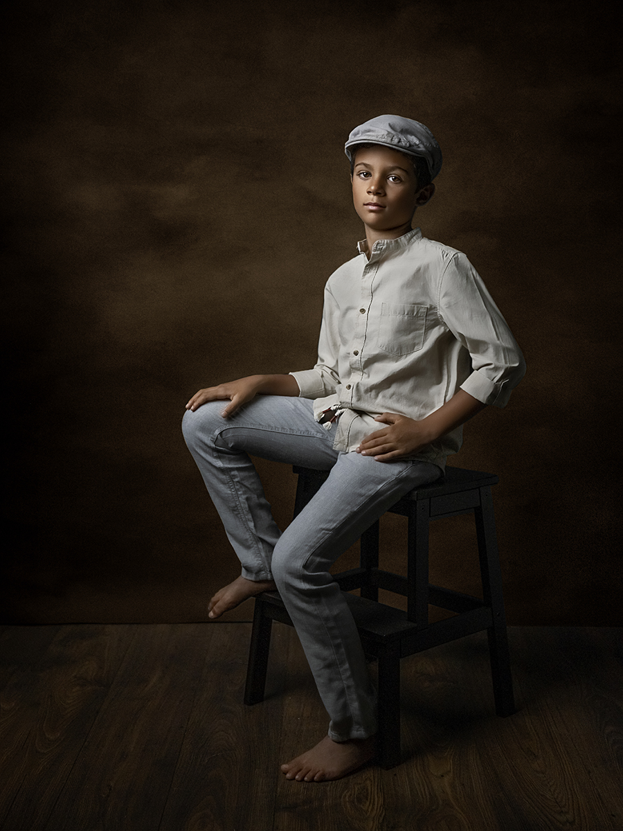 A Portrait of boy passion through his eyes...