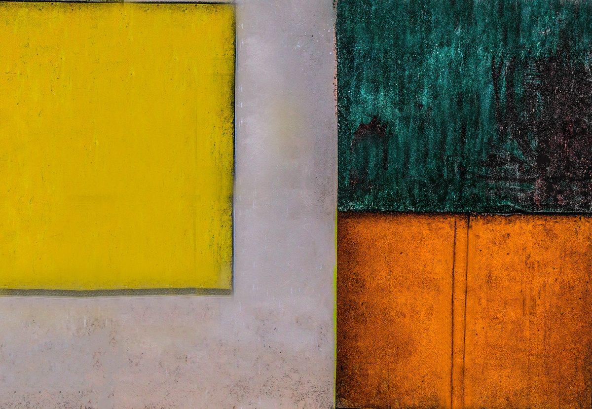 Green Orange Yellow Doors