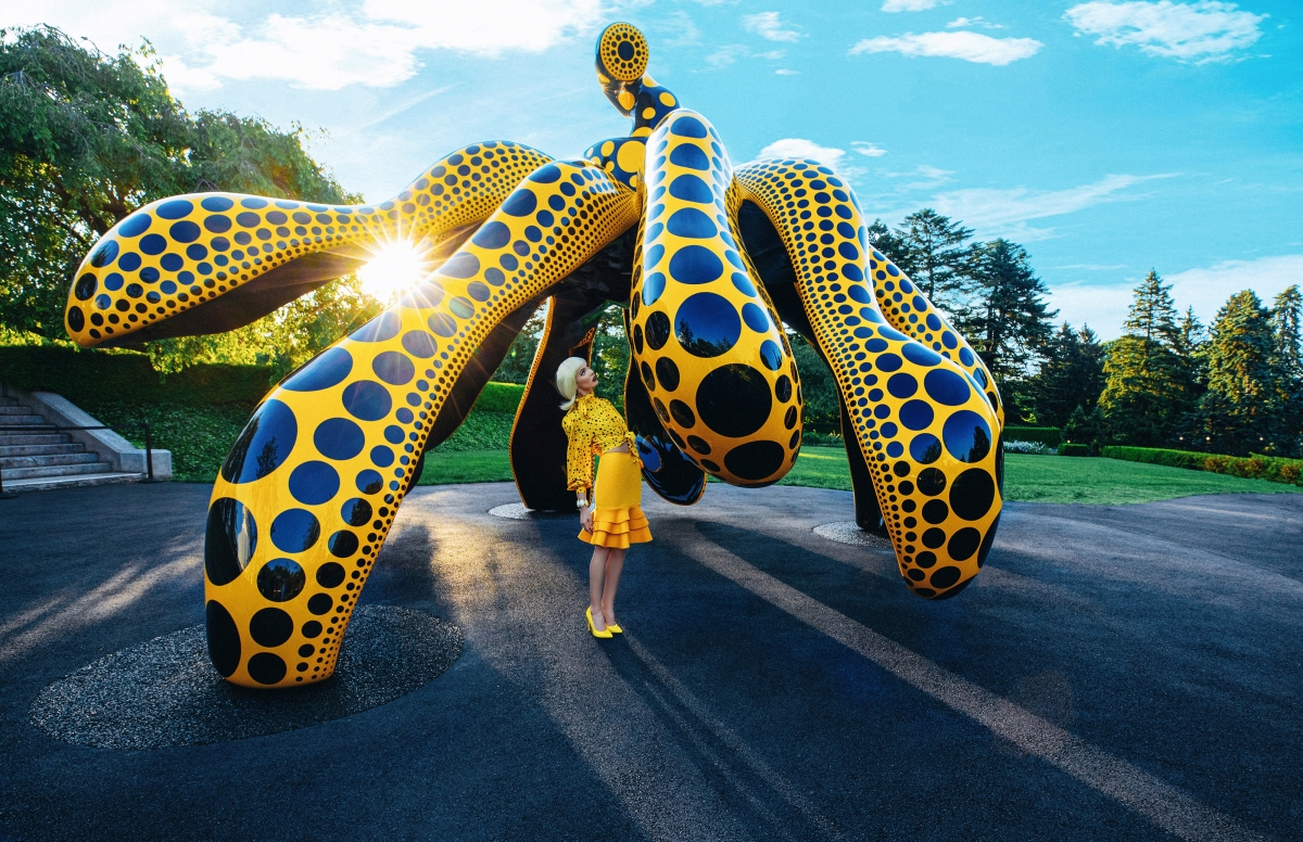 Yayoi Kusama X Botanic Garden of New York-Dancing Pumpkin-1