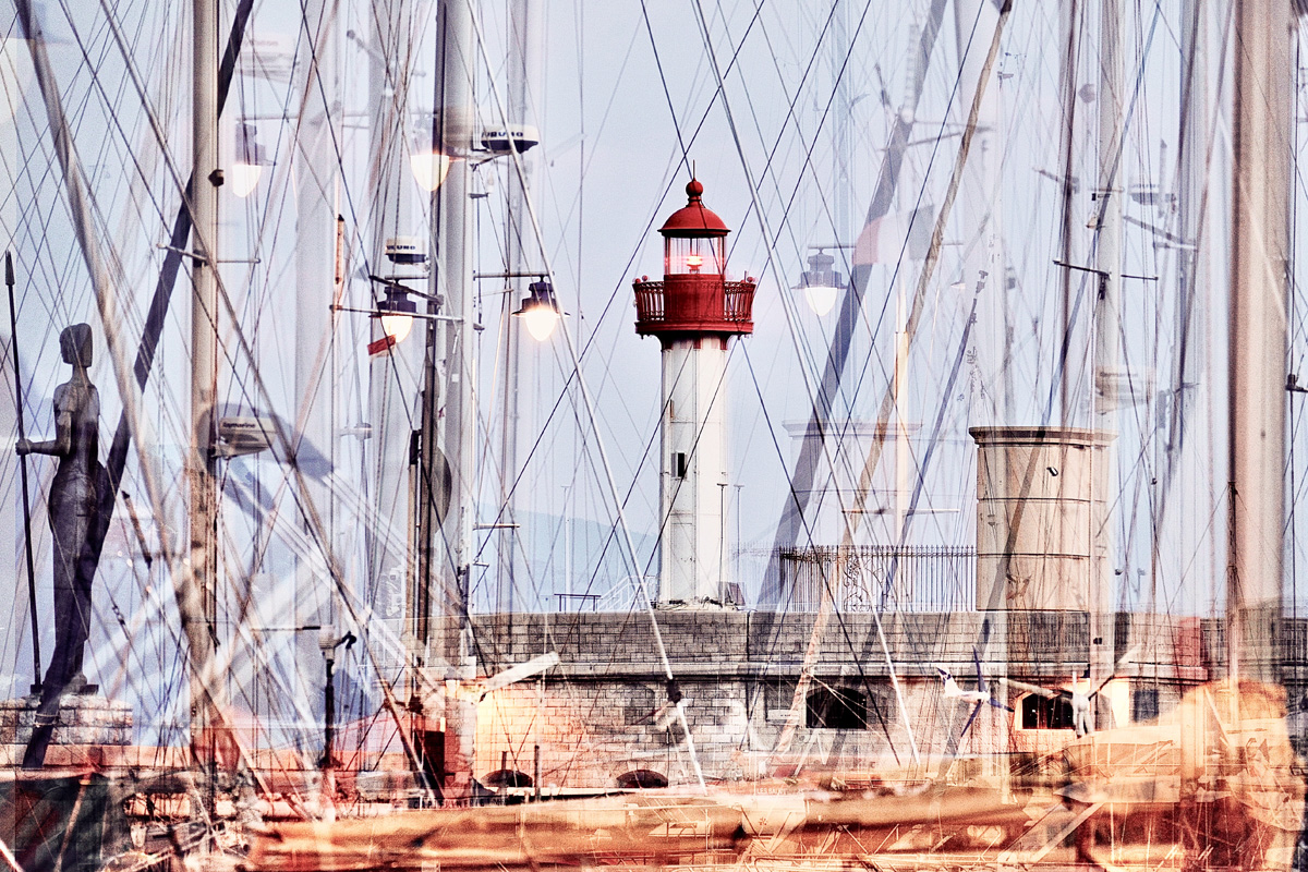 Menton Harbour, France, 2021