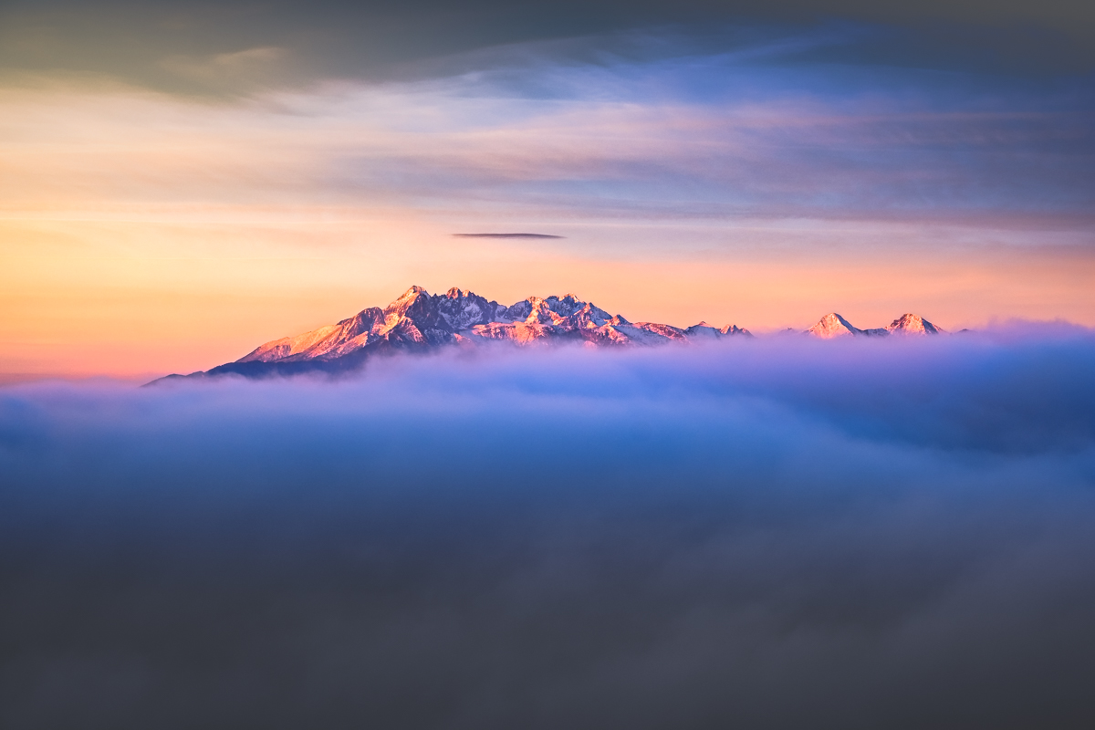 Up in the clouds