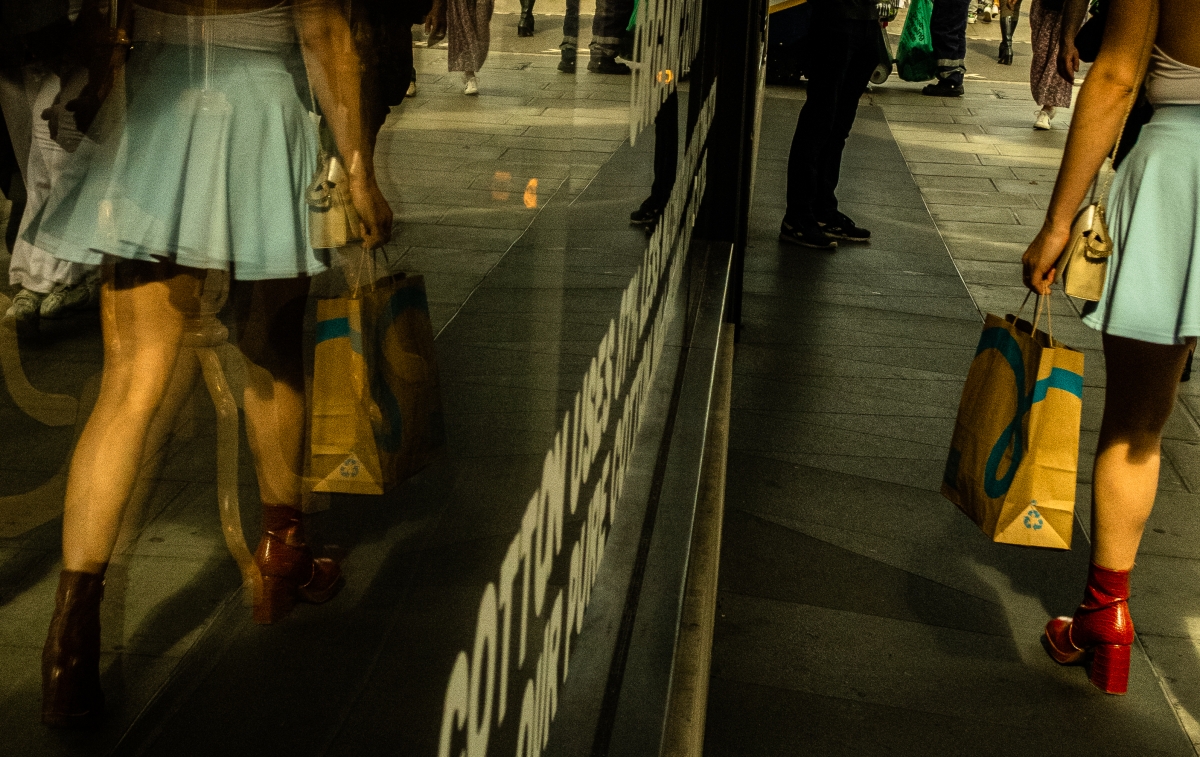 West End Girl, Oxford Street, London.