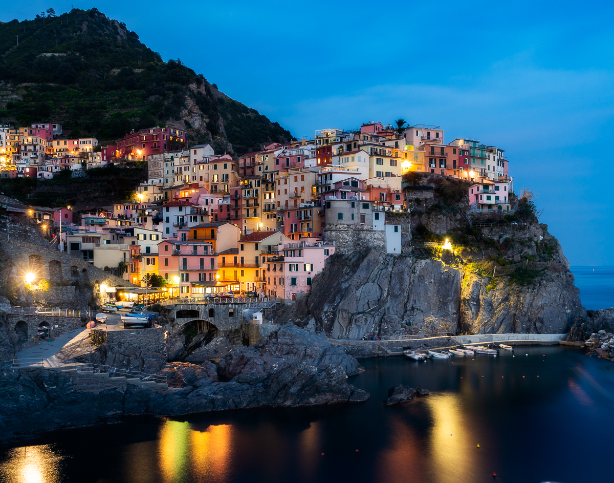 Warm night in Manarola