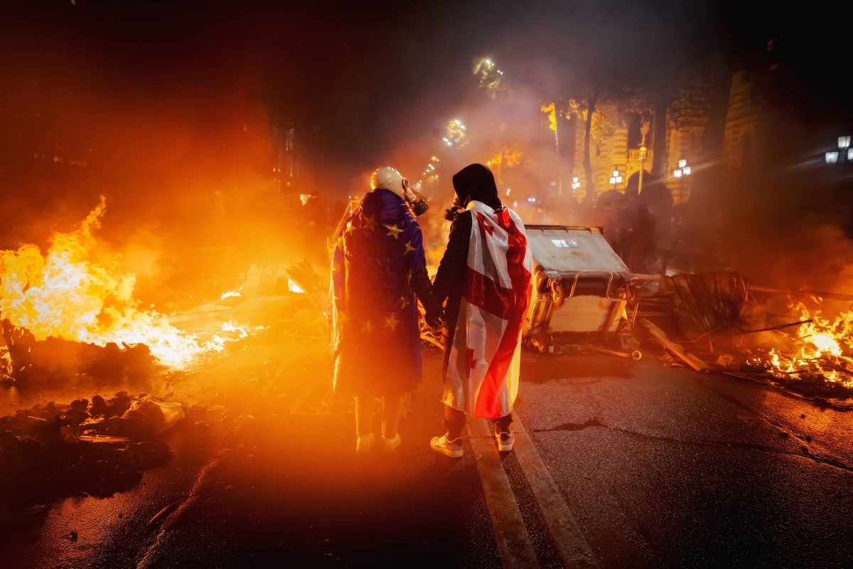 Georgia Protests: The early days of the riots