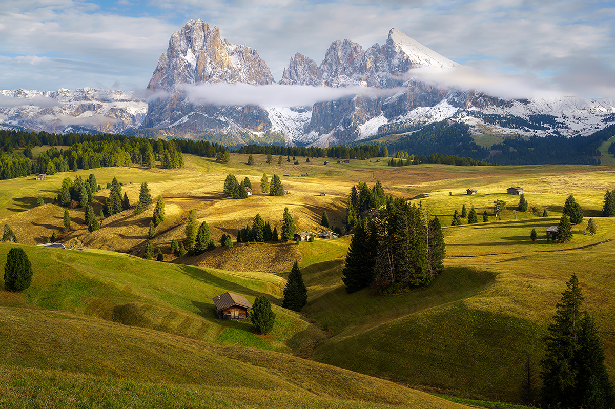 Alpine pasture Alpe di Siusi