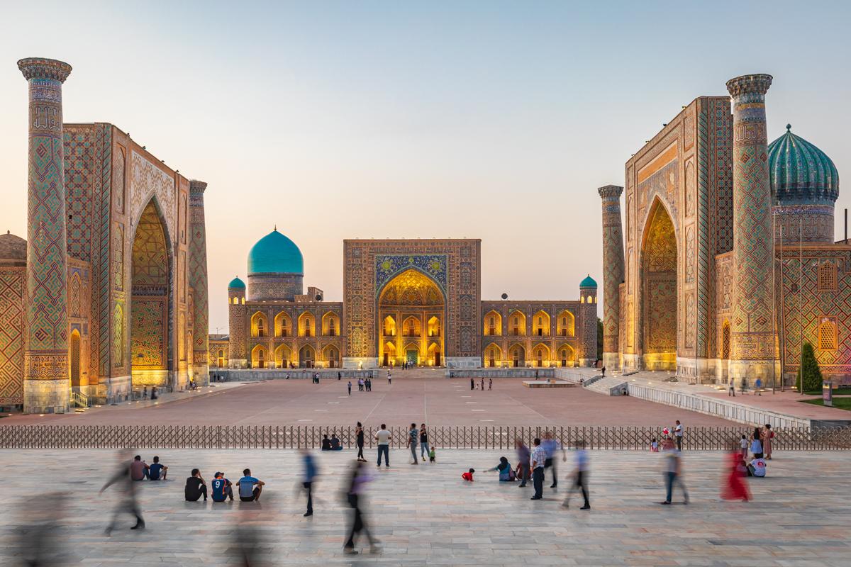 Evening at Registan Square