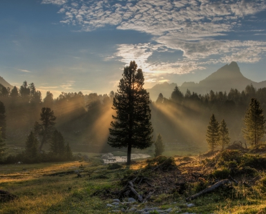 Dolomite sunrise