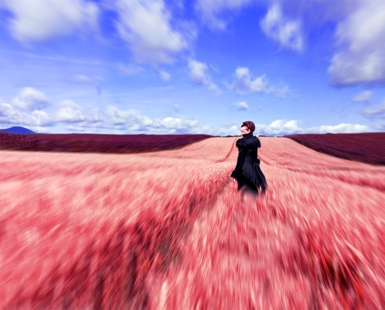 Alone, in my world.