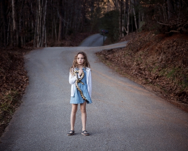 Untitled - Girl with Snake, Rabun, GA