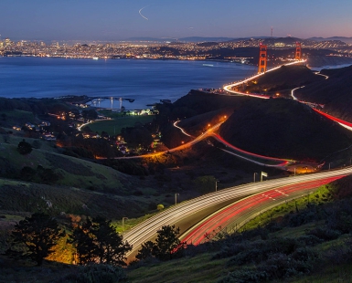 Golden Time At Golden Gate Bridge