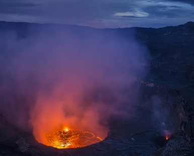 Nyiragongo volcano