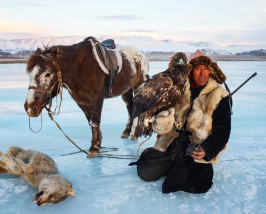 The Wolf in Winter Time.....