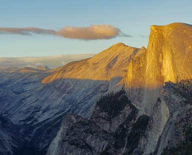 Alpenglow On Half Dome