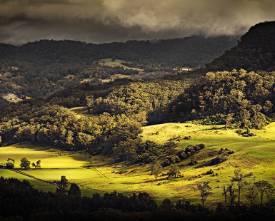 View looking toward kangaroo Valley