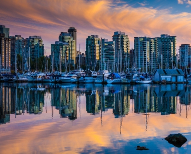 West End Cityscape Reflection