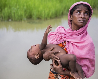 Rohingya: mother's desperation